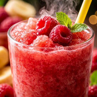 Image of Banana Raspberry Slush