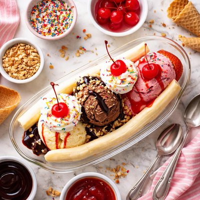 Image of Banana Split Dessert