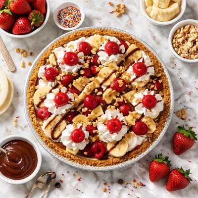 Image of Banana Split Pie