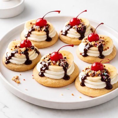 Image of Banana Split Sundae Cookies