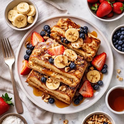 Image of Banana Stuffed French Toast