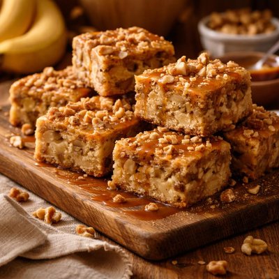Image of Banana Toffee Blondies