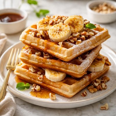 Image of Banana Waffles