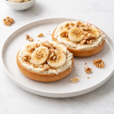Image of Banana Walnut Bagels