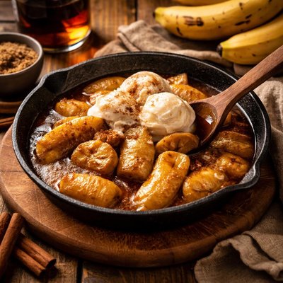 Image of Bananas with Rum