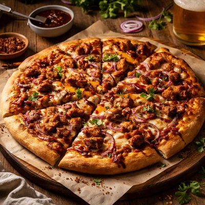 Image of Bar B Q Chicken Pizza