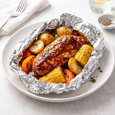 Image of Barbecue Chicken Dinner Packets