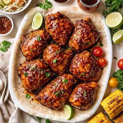 Image of Barbecue Chicken with Maple Syrup