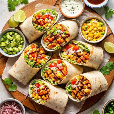 Image of Barbecue Chicken Wraps