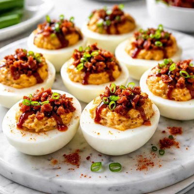 Image of Barbecue Deviled Eggs