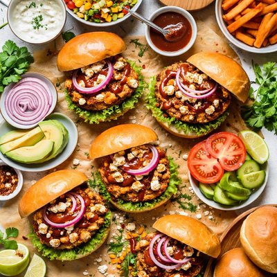 Image of Barbecue Feta Turkey Burgers