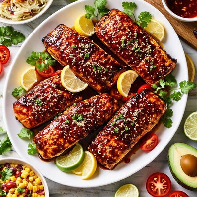 Image of Barbecue Glazed Salmon