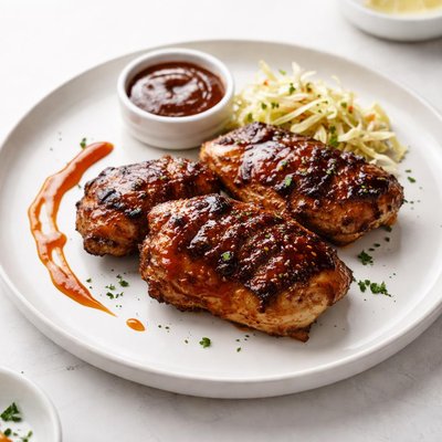 Image of Barbecue Sauce for Chicken on the Grill