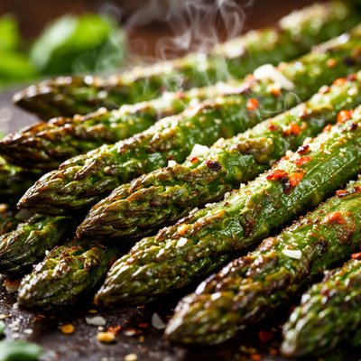 Image of Whole30 Barbecued Asparagus