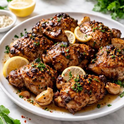 Image of Barbecued Garlic Chicken
