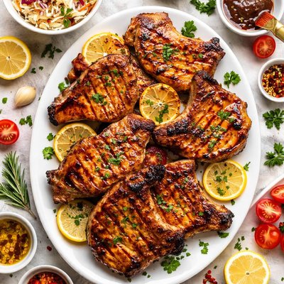 Image of Barbecued Pork Chops