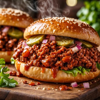 Image of Barbecued Spoonburgers