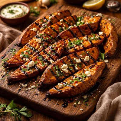 Image of Barbecued Tuscan Sweet Potato
