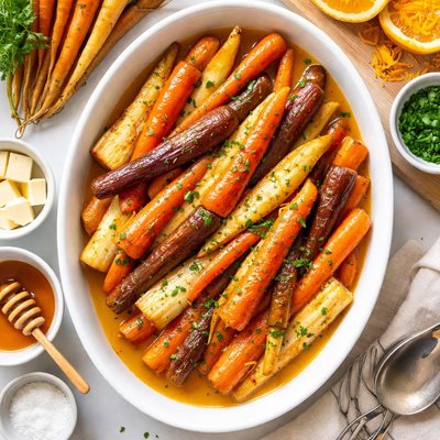 Image of Barefoot Contessa Orange Braised Carrots and Parsnips