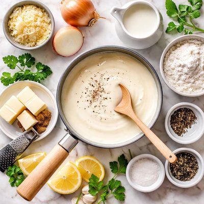 Image of Basic Bechamel White Sauce