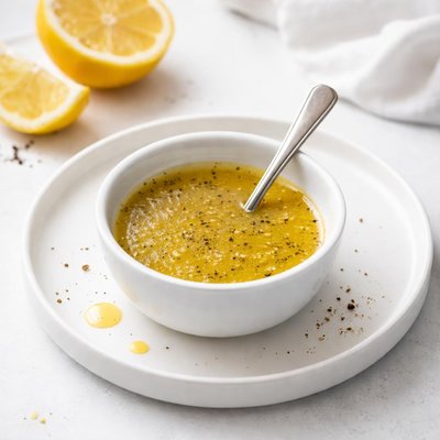 Image of Basic Lemon Salad Dressing