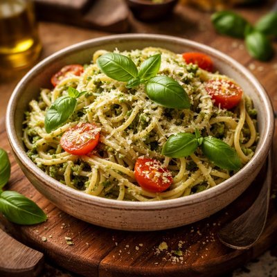Image of Vegan Basil Pasta