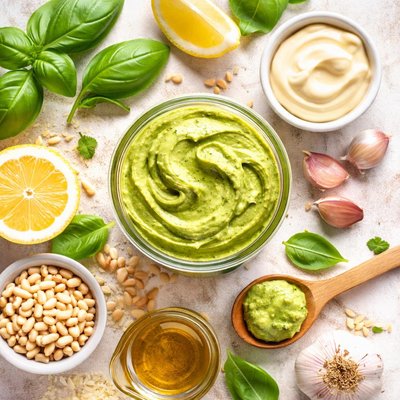 Image of Whole30 Basil Pesto Mayo
