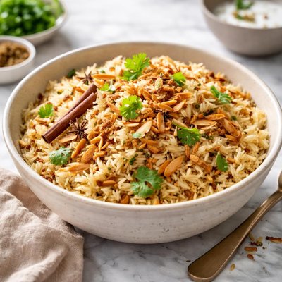 Image of Basmati Rice Seasoned with Garam Masala