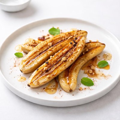 Image of Whole30 BBQ Banana with Honey and Cinnamon