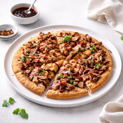 Image of Vegan BBQ Chicken Pizza