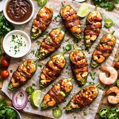 Image of Bbq Jalapeno Shrimp Poppers
