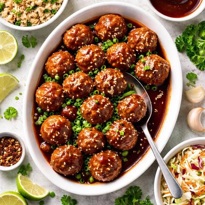 Image of Whole30 BBQ Meatballs