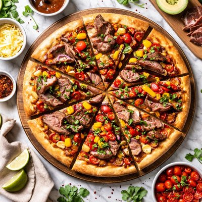 Image of Whole30 BBQ Steak Pizza