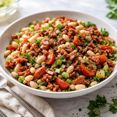 Image of Bean and Bacon Salad