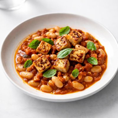 Image of Whole30 Bean and Halloumi Stew