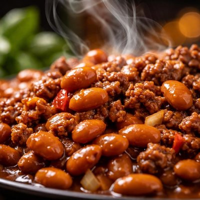 Image of Beans and Hamburger