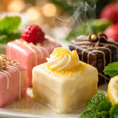 Image of Beautiful Petit Fours Paula Deen