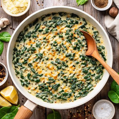 Image of Bechamel Creamed Spinach