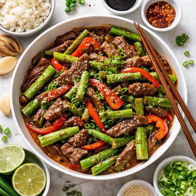 Image of Beef and Asparagus Stir Fry
