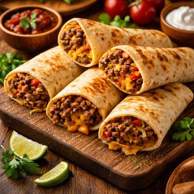 Image of Beef and Cheese Wraps