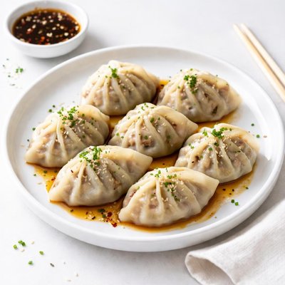 Image of Whole30 Beef and Chive Steam Dumplings