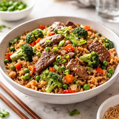 Image of Beef and Vegetable Fried Rice