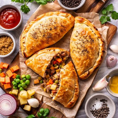 Image of Whole30 Beef and Vegetable Pastie