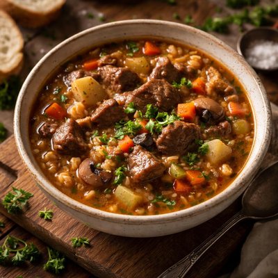 Image of Beef Barley Soup 46