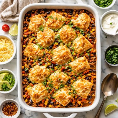 Image of Beef Biscuit Casserole