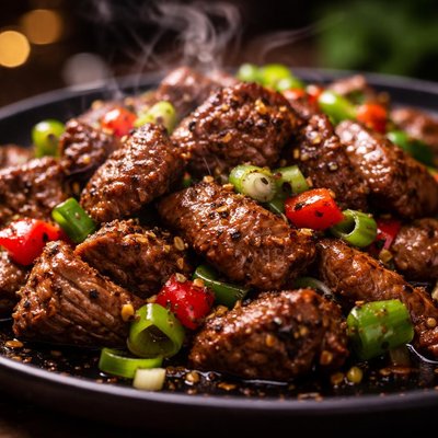 Image of Carne con Pimienta Negra