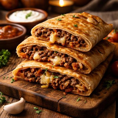 Image of Beef Cheese Foldover