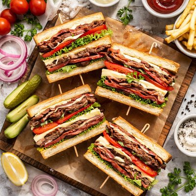 Image of Beef Club Sandwich