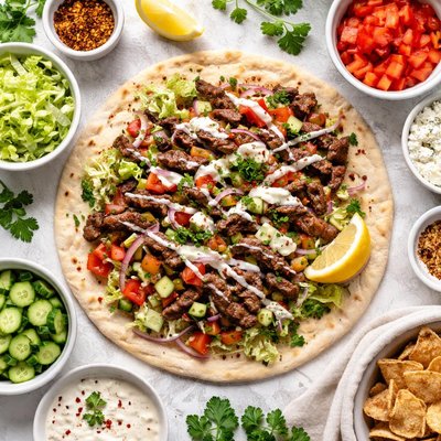 Image of Vegetarian Beef Donair