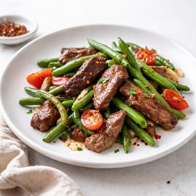 Image of Beef Green Bean Skillet Dinner